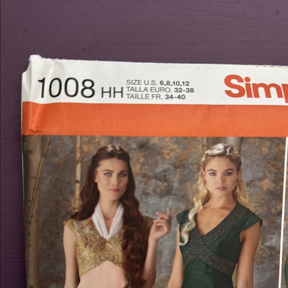 Simplicity Pattern 1008 Size HH 6-8-10-12 - Picture 2 of 6